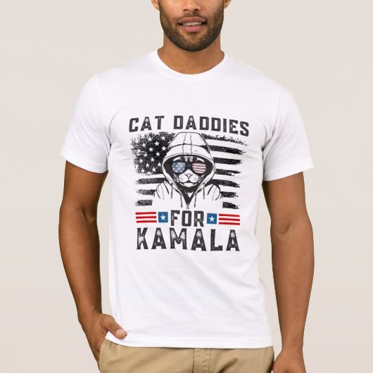 Kat Daddies für Kamala T-Shirt (Vorderseite)