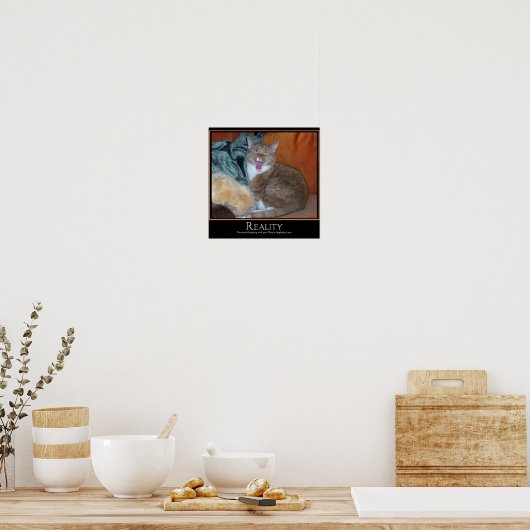 Kat-Demotivator Poster (Küche)