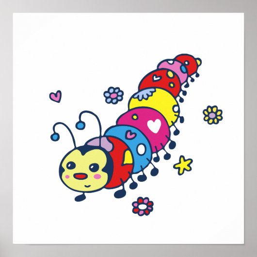 Kat der Raupe Poster (Vorne)