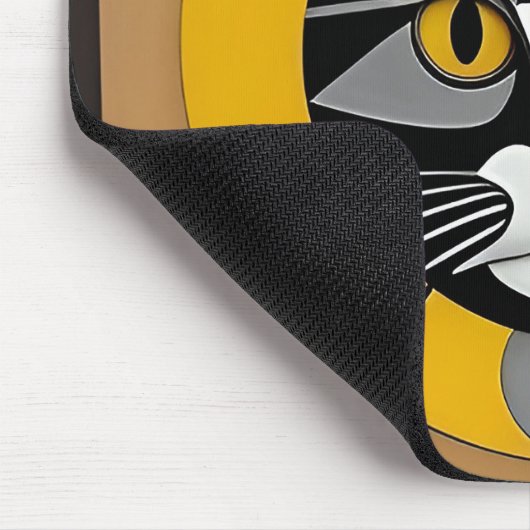 Kat Geometric Artwork Mousepad (Ecke)