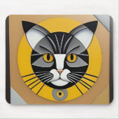 Kat Geometric Artwork Mousepad (Vorne)