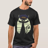 Kat im Leiter des Ingenieurs Uniform Cat Train Con T-Shirt (Vorderseite)