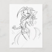 Kat IPod Postkarte (Vorderseite)