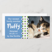 Kat/Kätzchen Adoption Ankündigung (Vorne/Hinten)