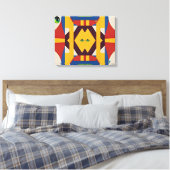 Kat - Ken Gage Abstrakt Leinwanddruck (Insitu (Schlafzimmer))