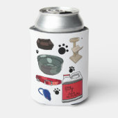 Kat Kitten Bed Tree Kitty Litter Collar Bowl Dosenkühler (Kanne Rückseite)