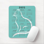 Kat-Kontur 2025 Mousepad (Mit Mouse)