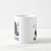 Kat-leckrophe - Eine gotische Geschichte.w Kaffeetasse (Mittel)