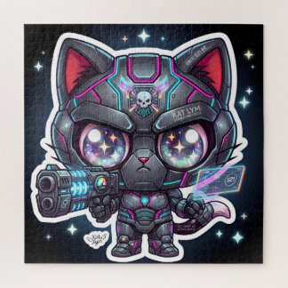 Kat Lym Combat Protocol Mecha Cat Puzzle