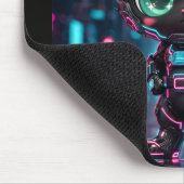 Kat Lym Cyberpunk Mecha Cat Desk Mat - Astro-Kat Mousepad (Ecke)