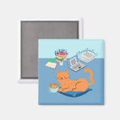 Kat Magnet (Vorderseite/Rückseite)