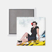 Kat Magnet (Vorderseite/Rückseite)