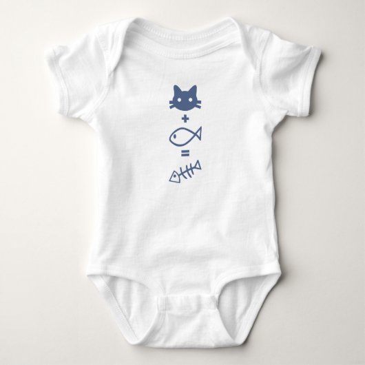 Kat-Mathematik Baby Strampler (Vorderseite)