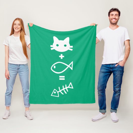 Kat-Mathematik Fleecedecke (Beispiel)