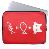 Kat-Mathematik Laptopschutzhülle (Vorderseite)