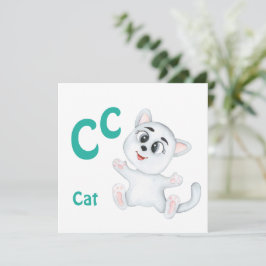Kat personalisieren ABC: Letter C - Name hinzufüge