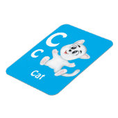 Kat personalisieren ABC: Letter C - Name hinzufüge Magnet (Linke Seite)