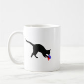 Kat Pouncing on Gop Elephant Funny Democrat Kaffeetasse (Links)