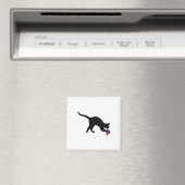 Kat Pouncing on Gop Elephant Funny Democrat Magnet (In Situ (Geschirrspüler))