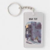 Kat-Schlüsselanhänger anflechten Schlüsselanhänger (Vorderseite)