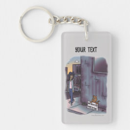 Kat-Schlüsselanhänger anflechten Schlüsselanhänger