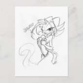 Kat Squeeze Postkarte (Vorderseite)