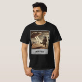 Kat UFO Selfie: Scared Kitty (Man T - Shirt) #06 T-Shirt (Vorne ganz)