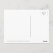 Kat- und Halloween-Kürbismalerei Postkarte (Rückseite)