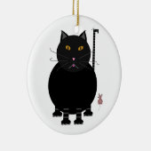 Kat und Maus Keramikornament (Rechts)