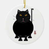 Kat und Maus Keramikornament (Vorne)