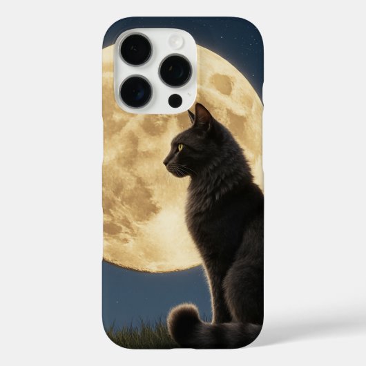 Kat- und Moon-Phone-Fall Case-Mate iPhone Hülle (Rückseite)
