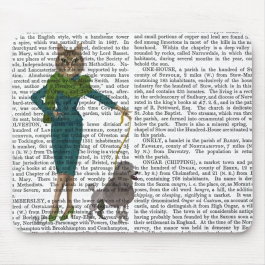 Kat und Poodle Mousepad (Vorne)