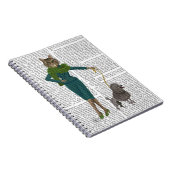 Kat und Poodle Notizblock (Rechte Seite)