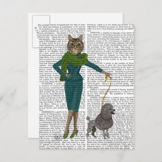 Kat und Poodle Postkarte (Vorne/Hinten)