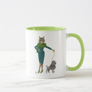 Kat und Poodle Tasse