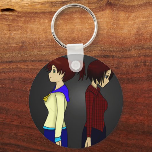 Kat und Tyra Design Schlüsselring Schlüsselanhänger (Vorderseite)