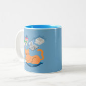 Kat Zweifarbige Tasse (Vorderseite Links)