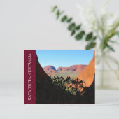 Kata-Tjuta-Ansicht Postkarte (Stehend Vorderseite)