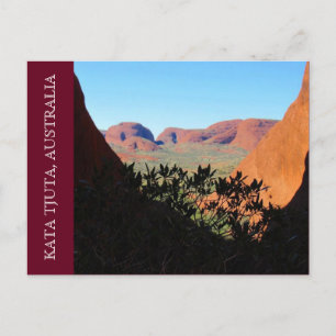 Kata-Tjuta-Ansicht Postkarte