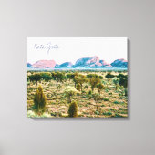 Kata Tjuta - Olgas Zentralaustralien - Reisen Leinwanddruck (Vorderseite)