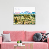 Kata Tjuta - Olgas Zentralaustralien - Reisen Leinwanddruck (Insitu (Wohnzimmer))