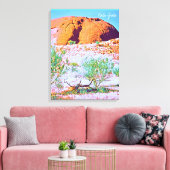 Kata Tjuta - Olgas Zentralaustralien - Reisen Leinwanddruck (Insitu (Wohnzimmer))