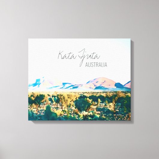 Kata Tjuta - Olgas Zentralaustralien - Reisen Leinwanddruck (Vorderseite)