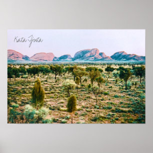 Kata Tjuta - Olgas Zentralaustralien - Reisen Poster