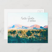 Kata Tjuta - Olgas Zentralaustralien - Reisen Postkarte (Vorne/Hinten)