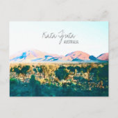 Kata Tjuta - Olgas Zentralaustralien - Reisen Postkarte (Vorderseite)