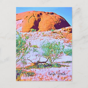 Kata Tjuta - Olgas Zentralaustralien - Reisen Postkarte