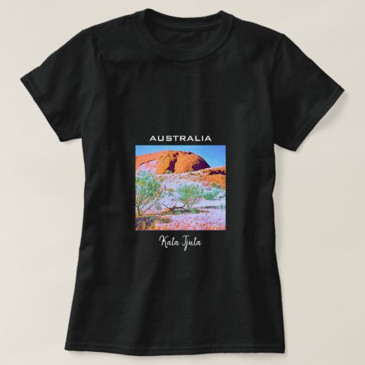 Kata Tjuta - Olgas Zentralaustralien - Reisen T-Shirt (Design vorne)