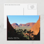 Kata tjuta Talansicht Postkarte (Vorne/Hinten)