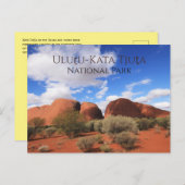Kata Tujuta, Olgas, Uluru-Kata Tjuta NP Postkarte (Vorne/Hinten)